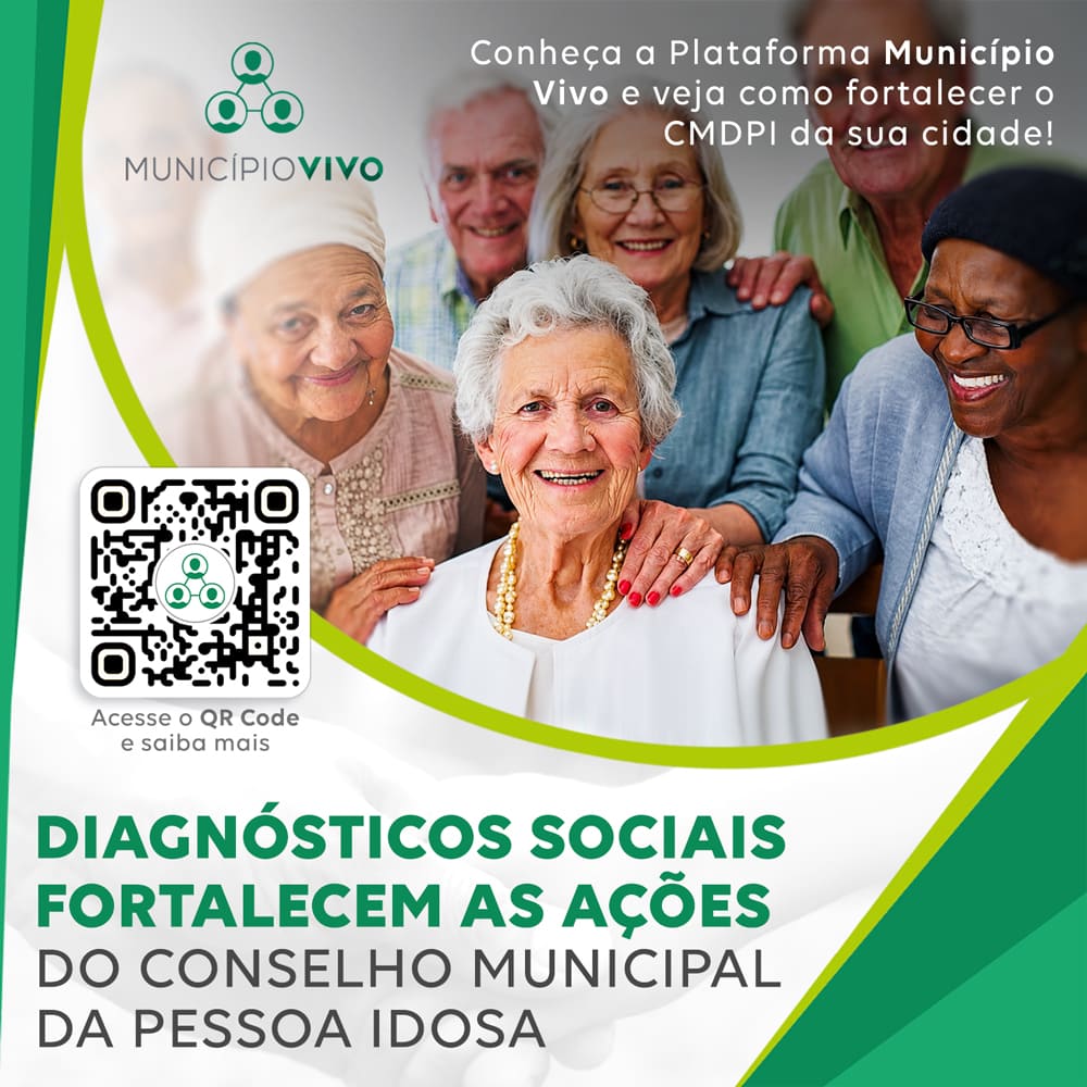 Diagnósticos Sociais fortalecem as ações do Conselho Municipal da Pessoa Idosa.